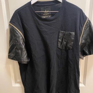 Maximilian shirt with zip sleeves